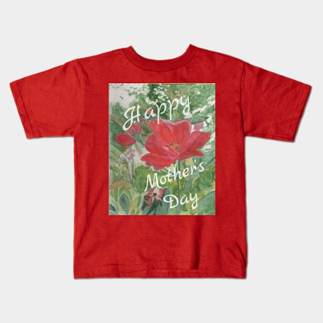 Happy Mother's Day Kids T-Shirt by teenamarie23art